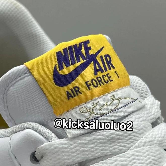 九游娱乐：科嫂快乐鞋！终于看到「科比Kobex耐克AF1」联名实物了！(图2)